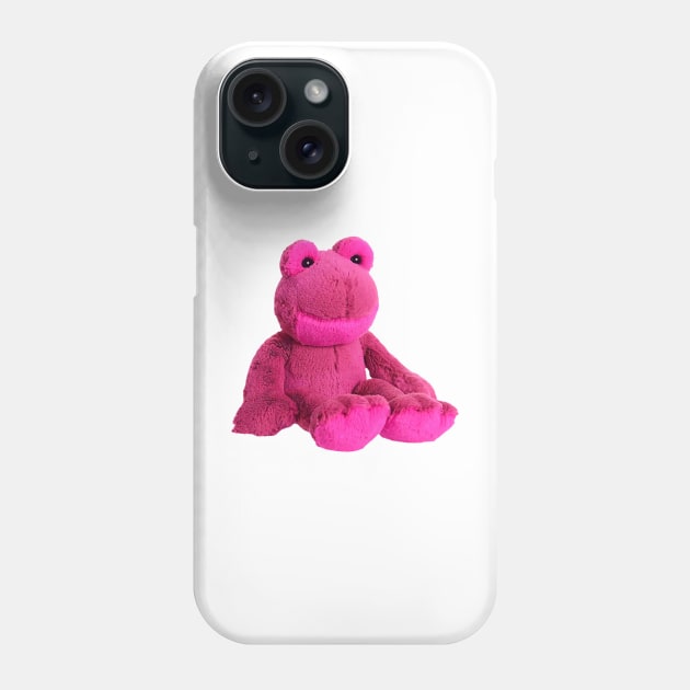 Pink Frog Plushie Phone Case by groovyfolk