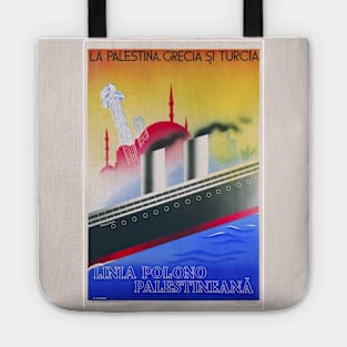 Linia Polono Palestineana Vintage Poster 1934 Tote