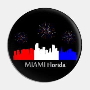 Miami: A Star-Spangled Spectacle Pin
