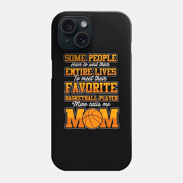 Basketball Mom Phone Case by lateefo