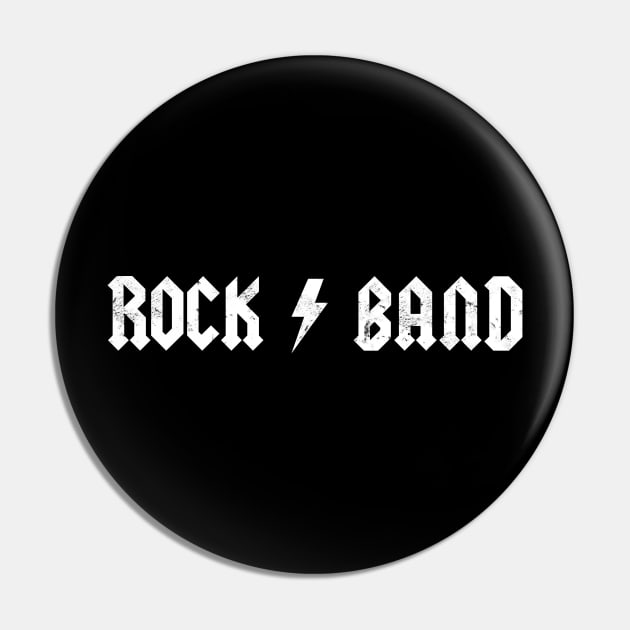 Rock Band Pin by Kingrocker Clothing