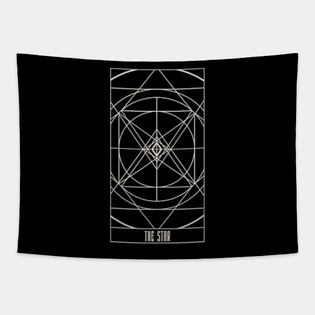 The Star: "Cosmic Luminance" Tapestry by caimluart