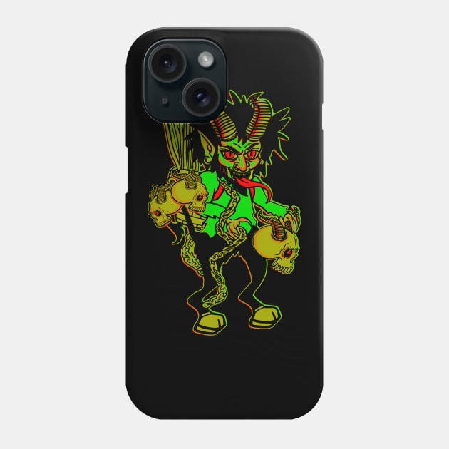 Krampus Is Coming Phone Case by heathengirl64