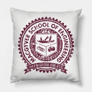 MacGyver School 70s - VINTAGE RETRO STYLE Pillow