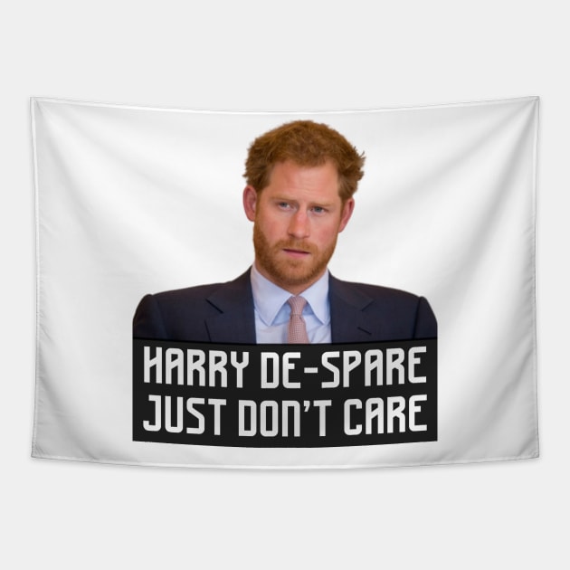 Prince Harry The Spare Heir Tapestry by FirstTees