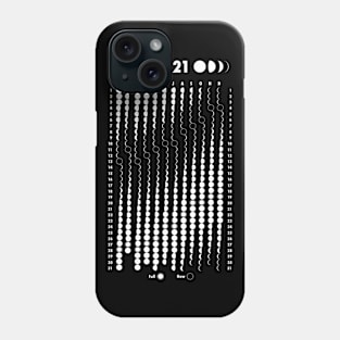 Moon Calendar 2021 Phone Case