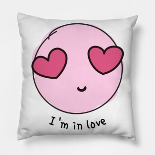 i am in love Pillow