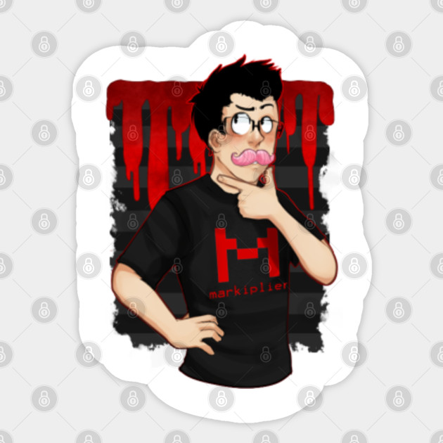 Markiplier Fanart Gaming Markiplier Sticker Teepublic