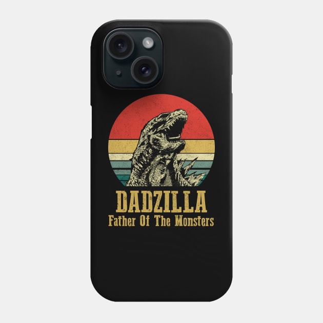 Dadzilla - Father Of Monsters Phone Case by LMW Art