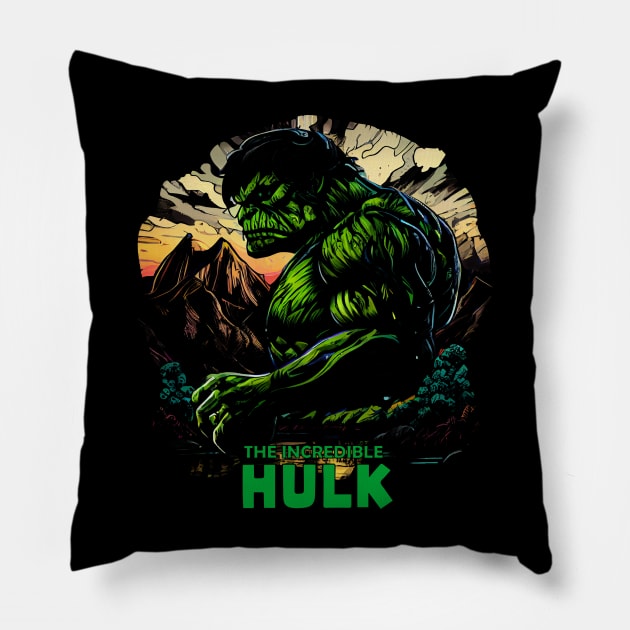 Hulk Smash!!! Pillow by gblackid