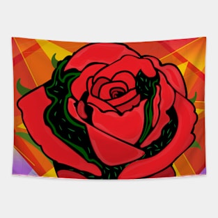 Disco Rose Tapestry