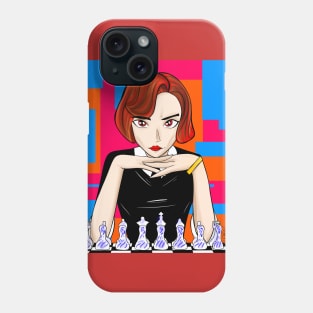 Beth the queen’s gambit in chessmaster Champion arts Phone Case