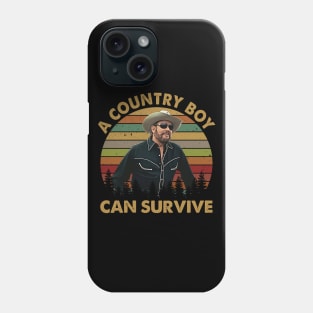 A Country Boy Can Survive Vintage Retro Phone Case