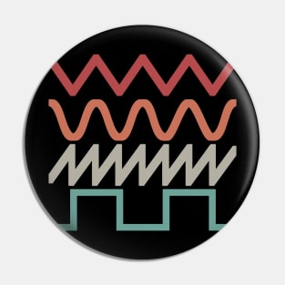 SYNTHESIZER WAVEFORMS #6 FATWAVES COLOR Pin