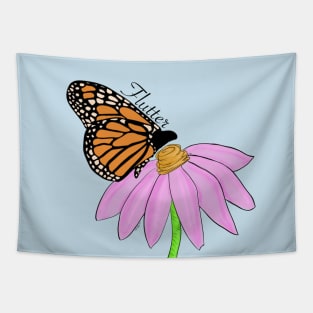 Flutter flower Tapestry