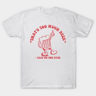 Vintage 90's Old Style Beer Tee