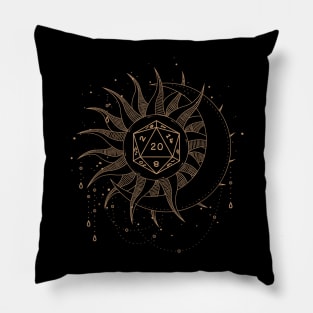 Cool Fantasy Tabletop RPG Gamer Men's & Women's Graphic Pillow