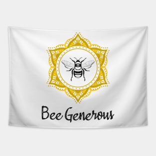 Bee Generous Mandala Tapestry