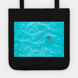 ALL ALONE IN THE BIG BLUE SEA DESIGN Tote