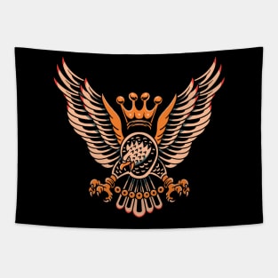 king eagle tattoo Tapestry