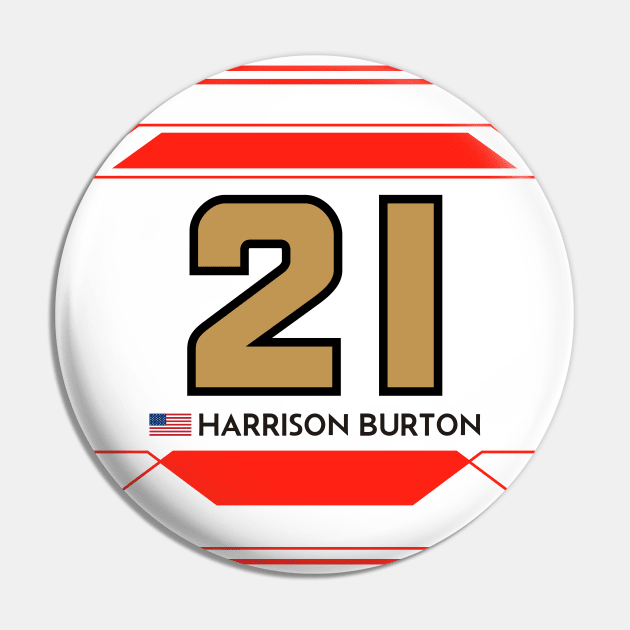 Harrison Burton #21 2023 NASCAR Design Pin by AR Designs 