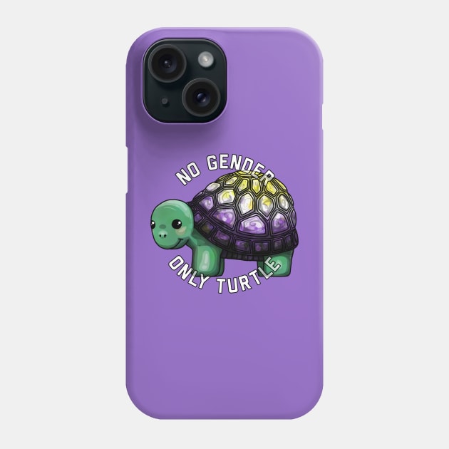 No gender. Only turtle. Phone Case by Art by Veya