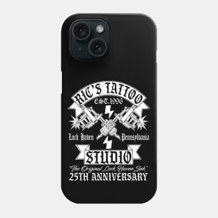 Silver Shamrock Tattoo Company Ric's Tattoo Studio 25th Anniversary Phone Case