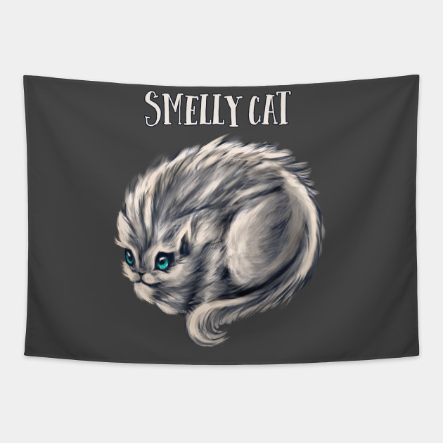 Smelly Cat Cat Tapisserie Teepublic Fr