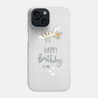 Happy birthday print Phone Case