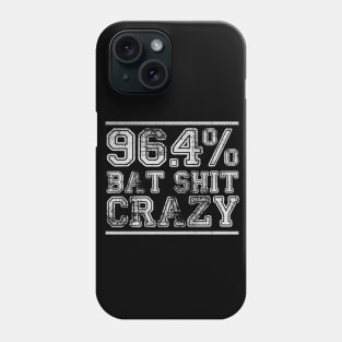 96.4% Bat Sh#t Crazy Phone Case