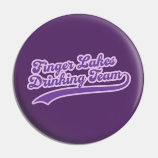 Finger Lakes Drinking Team Winery Wine Tasting Trip Pin