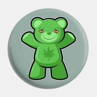 green weed gummy bear Pin