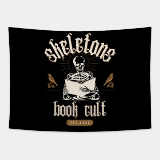 Skeletons book cult #2 Tapestry