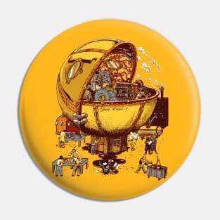 Ghost Eater: Pacman Steampunk Pin