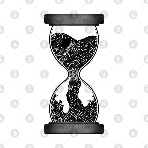 Galaxy Space Celestial Hourglass by Gsallicat