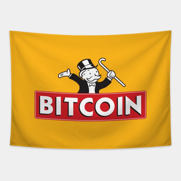 Bitcoin Guy Tapestry by Woah_Jonny