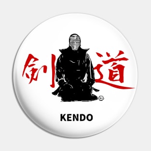 kendo (kanji) Pin