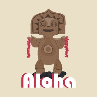 Polynesian Tiki Aloha T-Shirt