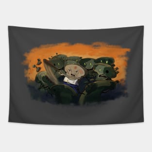 Zombie Toast Tapestry