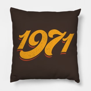 The Seventies - 1971 Pillow