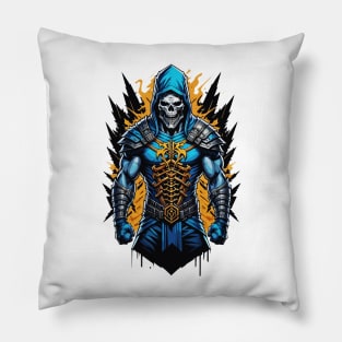 Skull Fighter Pillow