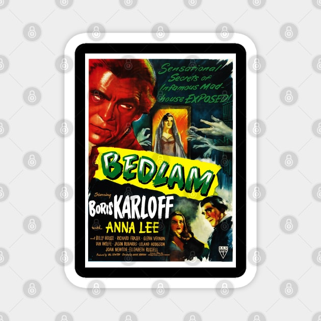 Bedlam (1946) 1 Magnet by GardenOfNightmares