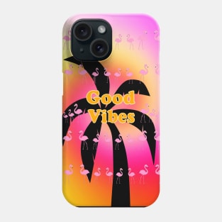 GOOD VIBES PALM TREE Phone Case