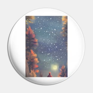 Autumn Night Pin