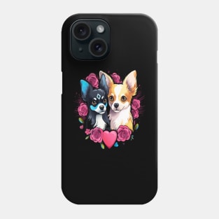 Chihuahua Couple Valentine Phone Case