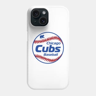 Cubs 80s Retro Ball Phone Case