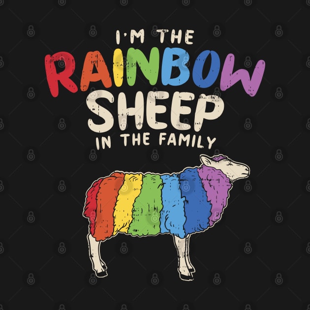 I'm The Rainbow Sheep In The Family by maxdax