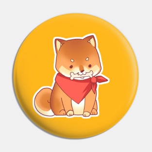 Rude Shiba Dog 3 - Chuchuw Pin