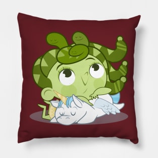 baby medusa Pillow