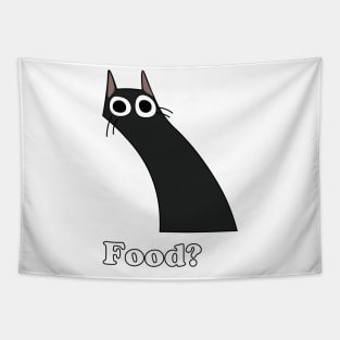 Cat food meme Tapestry